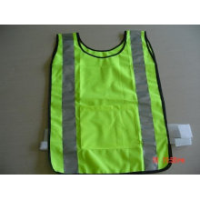 100%polyester High visibility warning reflective safety sports vest